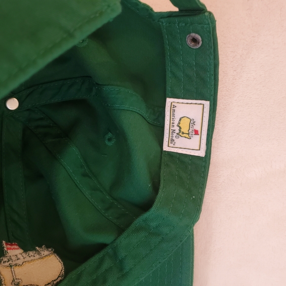 Masters Green Cap with Embroidered With Traditional Logo. - Picture 3 of 4